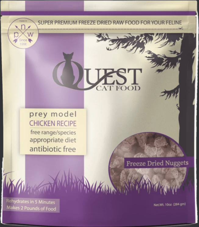 Steve's Real Food Quest Chicken Nuggets Freeze-Dried Cat Food