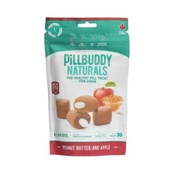 Presidio Pill Buddy Naturals Peanut Butter & Apple Pill/Capsule Dog Treats, 150-gram (Size: 150-gram)