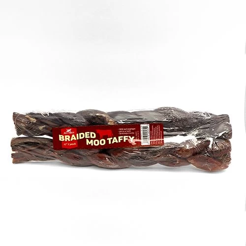 All The Best Braided Moo Taffy, 12-in, 2-pack