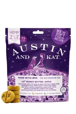 Austin And Kat Premium PB & Apple Chews, 2.5-mg, 30-count (Size: 2.5-mg, 30-count)