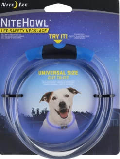 Nite Ize NiteHowl LED Safety Dog Necklace, Blue