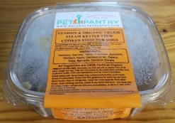 Natural Pet Pantry Venison & Veggie Stew Cooked Meals For Dogs, 2-lb Tub (Size: 2-lb-tub)