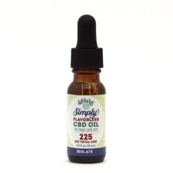 Wisely Simply Flavorless Isolate CBD Oil