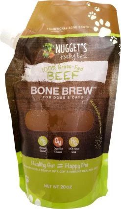 Nuggets Healthy Eats Dog & Cat Bone Brew Beef