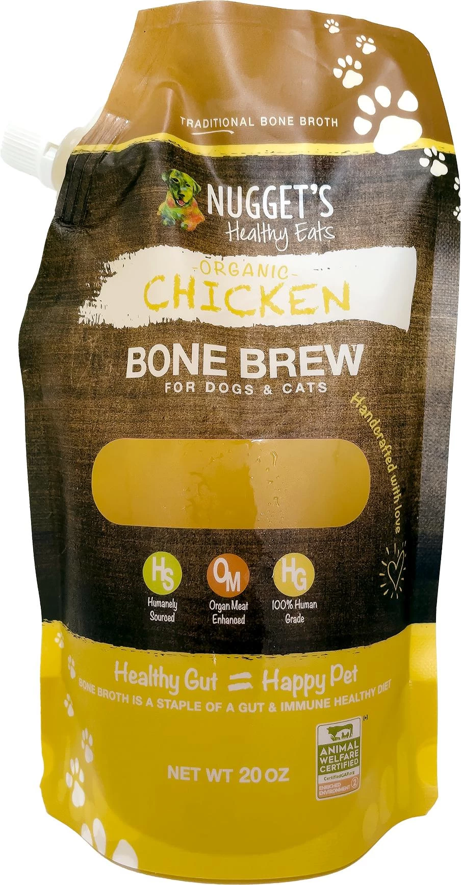 Nuggets Healthy Eats Dog & Cat Bone Brew Chicken