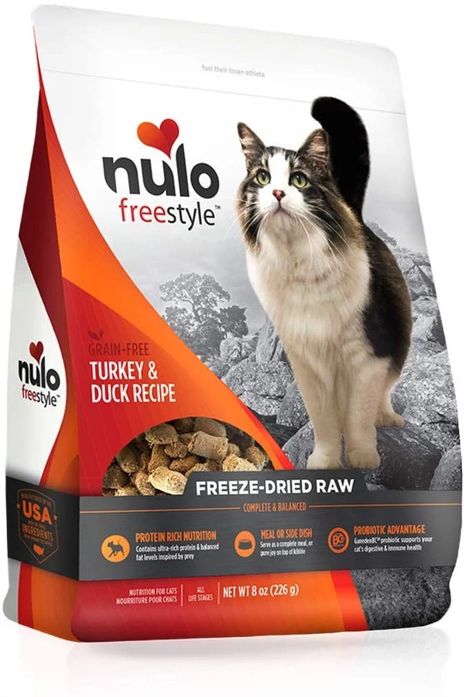 Nulo Freestyle Turkey & Duck Freeze-Dried Raw Cat Food