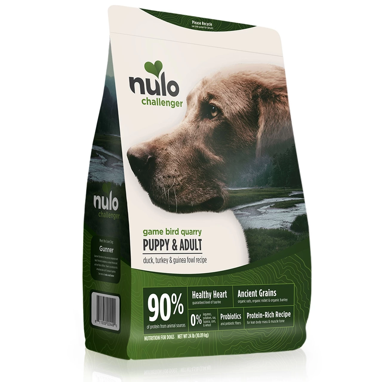 Nulo Challenger Game Bird Quarry Duck, Turkey & Guinea Fowl Puppy & Adult Dry Dog Food