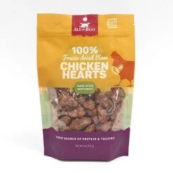 All The Best Freeze Dried Chicken Heart Treat, 4-oz