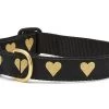 Up Country Dog Collar, Heart Of Gold