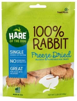 Hare Of The Dog 100% Rabbit Freeze-Dried Dog Treats