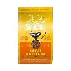 Tiki Cat Born Carnivore Deboned Chicken & Egg Dry Cat Food