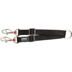 Red Dingo Classic Coupler Dog Lead, Black