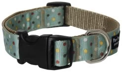 Paw Paws City Slicker Dots Dog Collar