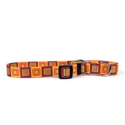 Yellow Dog Design Wide Martingale Dog Collar Geometric