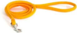 Yellow Dog Design Round Rope Lead Orange (Size: 3/4-inx6-ft)
