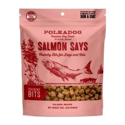 Polkadog Salmon Says Training Bits Dog & Cat Treats