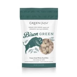 Green Juju Bison Green Freeze-Dried Whole Food Bites For Dogs & Cats