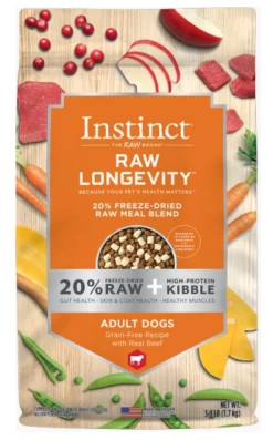 Instinct Raw Longevity Beef Dry Dog Food