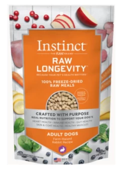 Instinct Raw Longevity Rabbit Freeze-Dried Dog Food