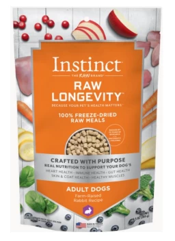 Instinct Raw Longevity Rabbit Freeze-Dried Dog Food