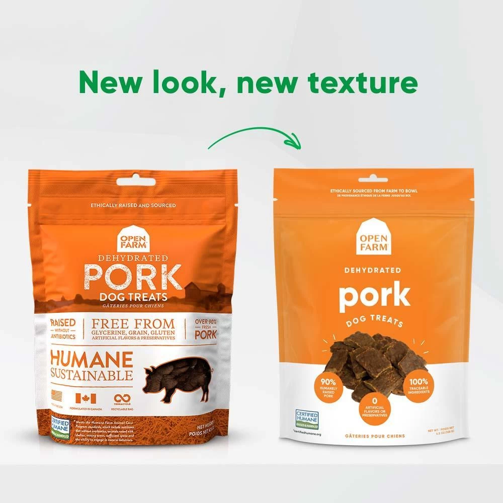 Open Farm Pork Dehydrated Dog Treats - Image 3