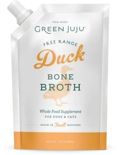 Green Juju Duck Bone Broth For Dogs & Cats