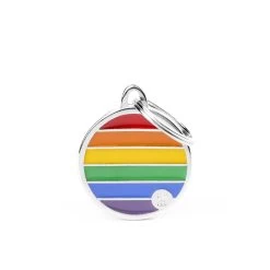 MyFamily Rainbow Circle Pet ID Tag