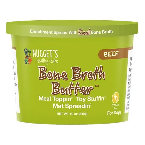 Nugget's Healthy Eats Beef Bone Broth Butter For Dogs