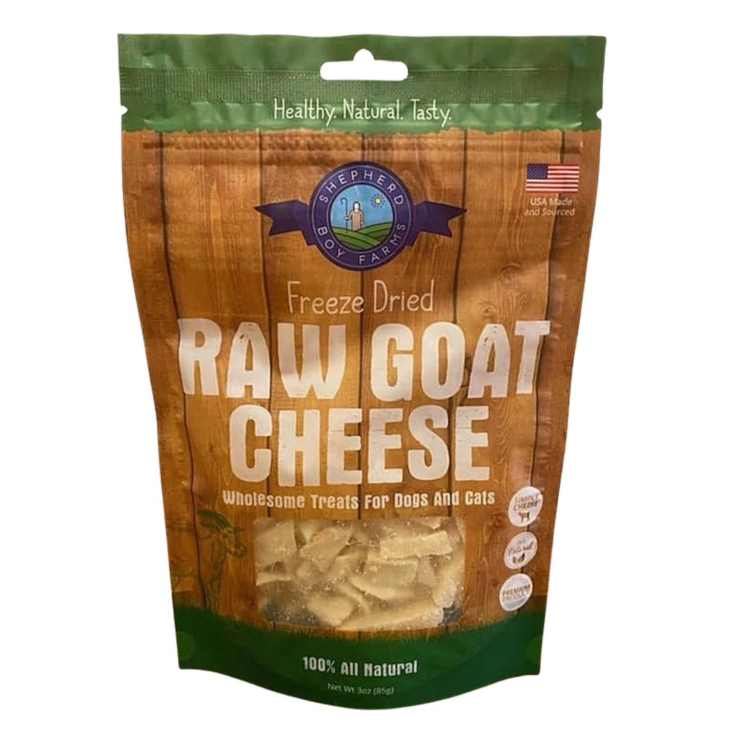 Shepherd Boy Farms Raw Goat Cheese Freeze-Dried Dog & Cat Treats