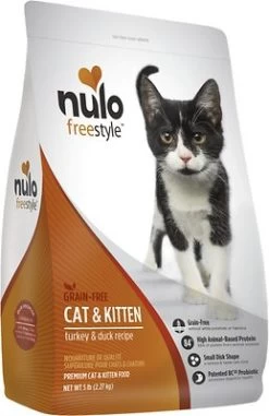 Nulo Cat FreeStyle Turkey & Duck Recipe Grain-Free Dry Cat & Kitten Food