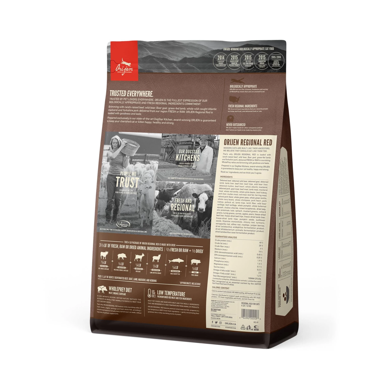 ORIJEN Regional Red Grain-Free Dry Cat Food - Image 5