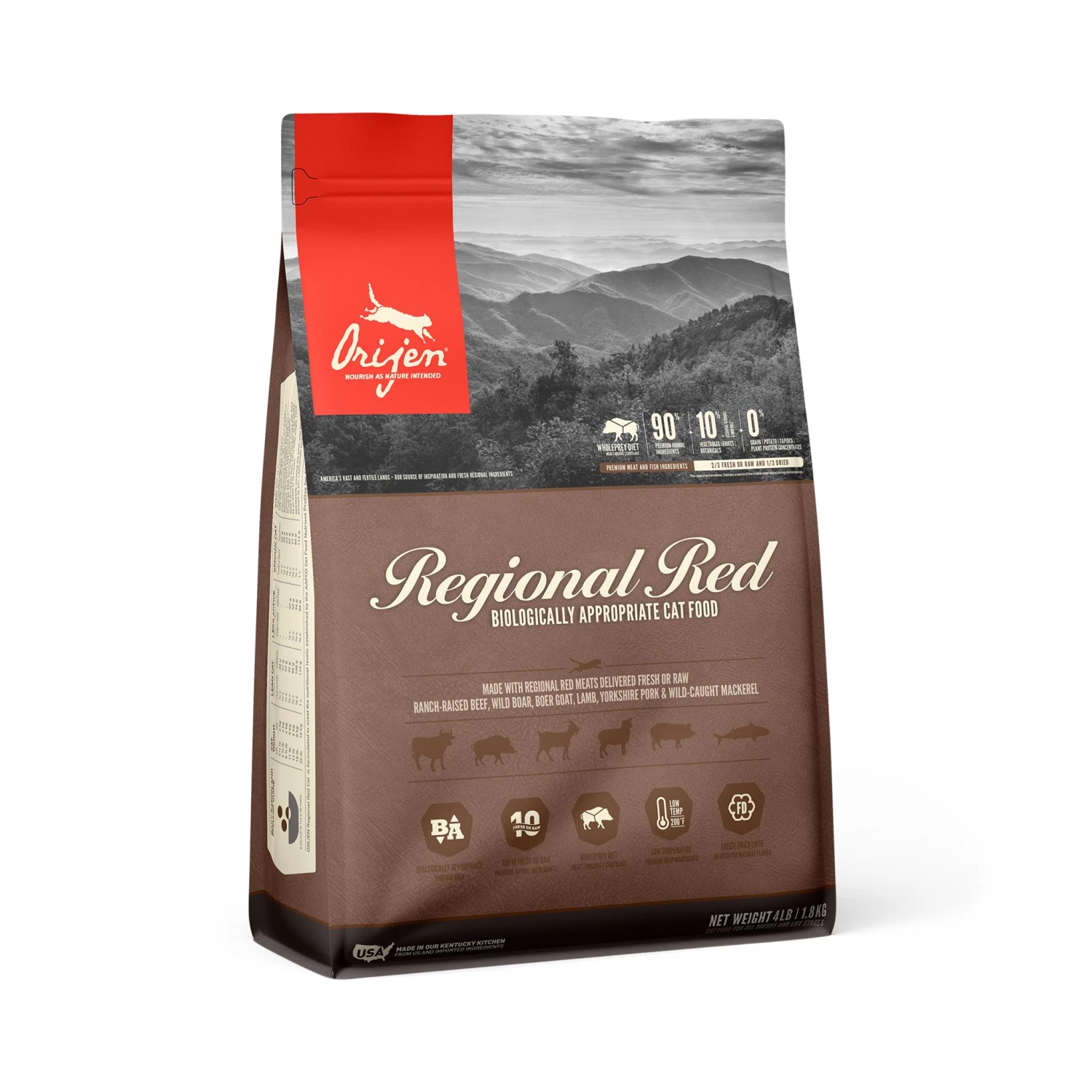 ORIJEN Regional Red Grain-Free Dry Cat Food - Image 3