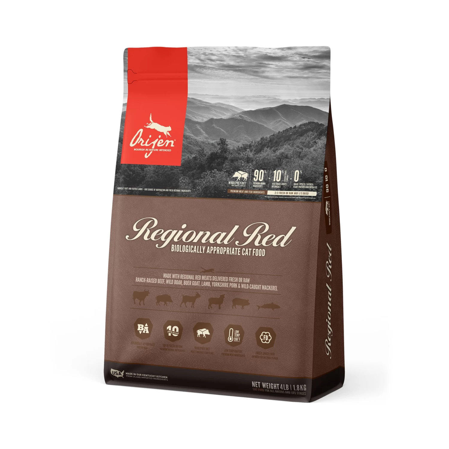 ORIJEN Regional Red Grain-Free Dry Cat Food - Image 2