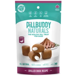 Presidio Pill Buddy Naturals Grilled Duck Pill/Capsule Dog Treats, 150-gram (Size: 150-gram)