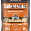 Northwest Naturals Raw Diet Grain-Free Chicken & Salmon Nuggets Raw Frozen Dog Food, 6-lb (Size: 6lbs)