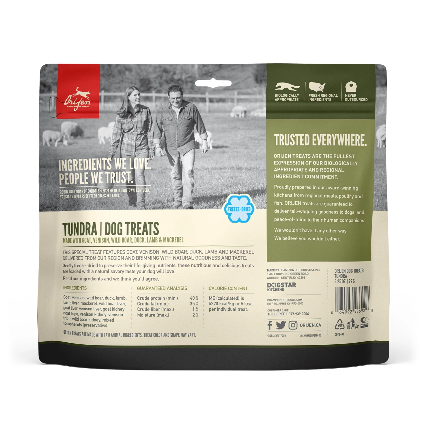 ORIJEN Tundra Grain-Free Freeze-Dried Dog Treats - Image 4
