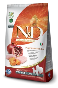 Farmina N&D Pumpkin Chicken & Pomegranate Adult Medium & Maxi Dog Dry Food