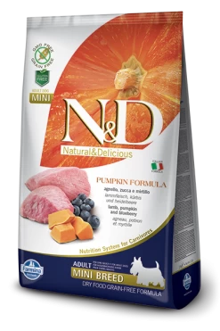 Farmina N&D Pumpkin Lamb & Blueberry Adult Mini Dog Dry Food