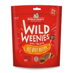 Stella & Chewy's Wild Weenies Grass-Fed Beef Recipe Freeze-Dried Dog Treats