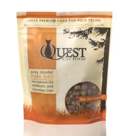 Steve's Real Food Quest Frozen Pork Diet For Cats, 2-lb (Size: 2-lb)