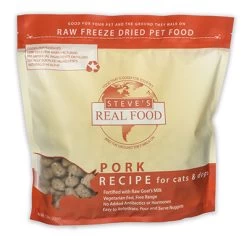 Steve's Real Food Freeze-Dried Pork Nuggets For Dogs, 1.25-lb (Size: 1.25-lb)