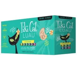 Tiki Cat Luau Variety Pack Canned Cat Food, 2.8-oz, 12-pack (Size: 2.8-oz, 12-pack)