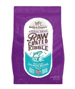 Stella & Chewy's Raw Coated Kibble Wild Caught Salmon Recipe Grain-Free Dry Cat Food