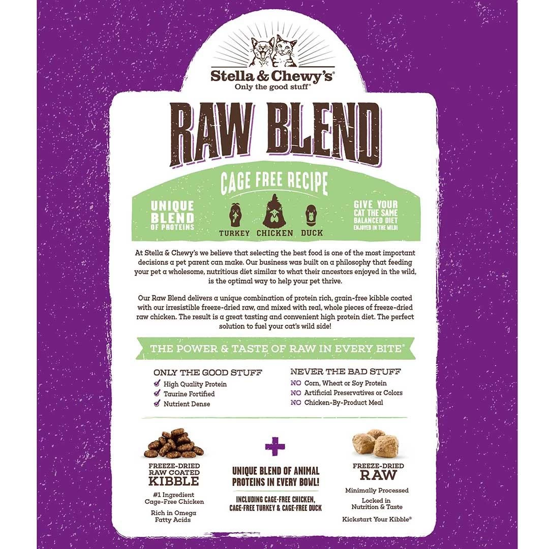 Stella & Chewy's Raw Blend Cage-Free Poultry Recipe Dry Cat Food - Image 2