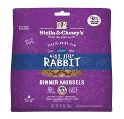 Stella & Chewy's Absolutely Rabbit Dinner Morsels Raw Freeze-Dried Cat Food