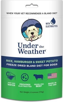 Under The Weather Rice, Hamburger & Sweet Potato Flavor Freeze-Dried Dog Food