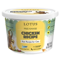 Lotus Free Range Chicken Raw Frozen Cat Food