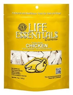 Cat-Man-Doo Life Essentials Chicken Freeze-Dried Cat & Dog Treats